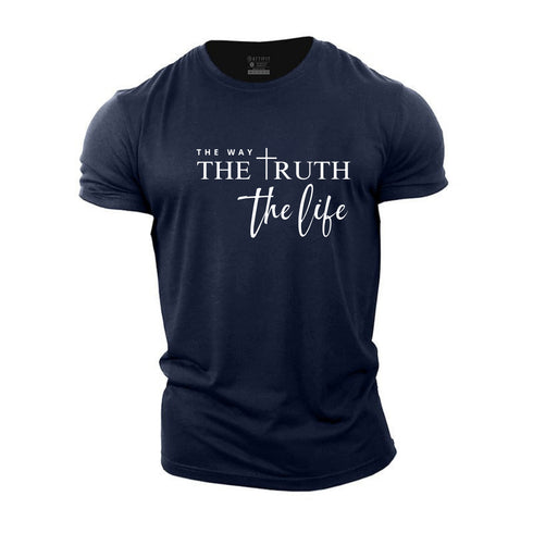 Men's The Way The Truth The Life Cotton T-Shirt